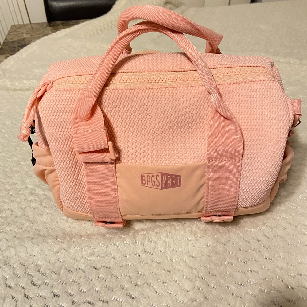 BAGSMART Reiki Mini Duffle Bag Persian Pink